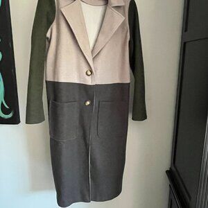 Mystree Color Block Coat